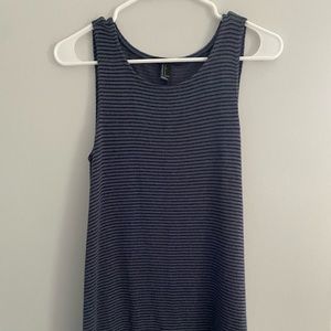striped flow sun dress